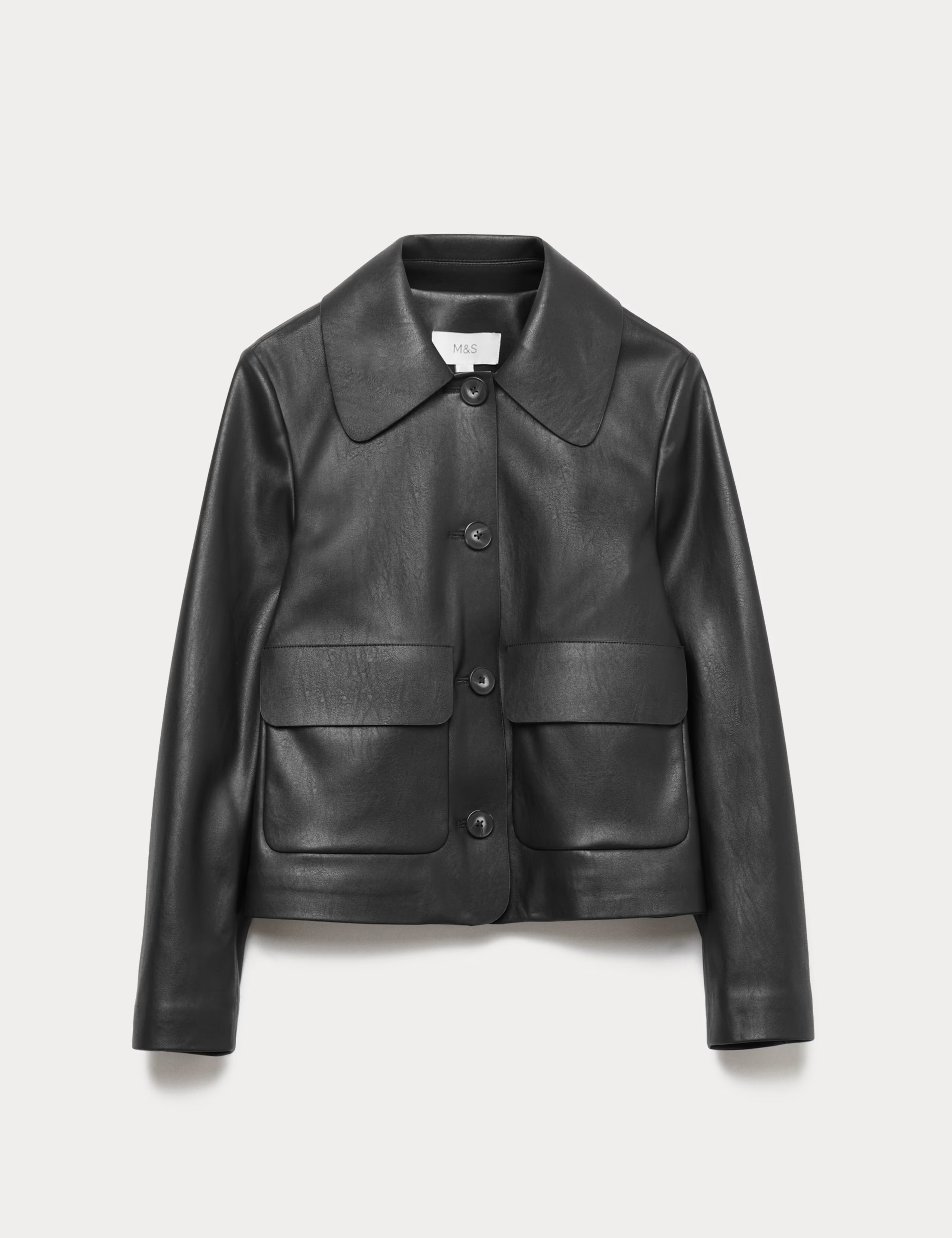 Faux Leather Lightweight Jacket | Marks & Spencer (UK)