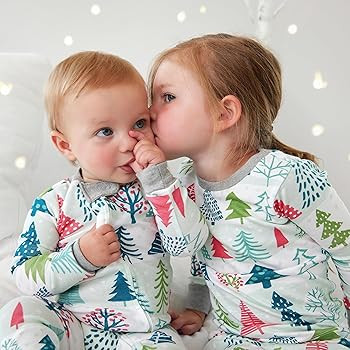 HonestBaby Family Matching Holiday Pajamas Organic Cotton for Men, Women, Kids, Toddlers, Baby Bo... | Amazon (US)