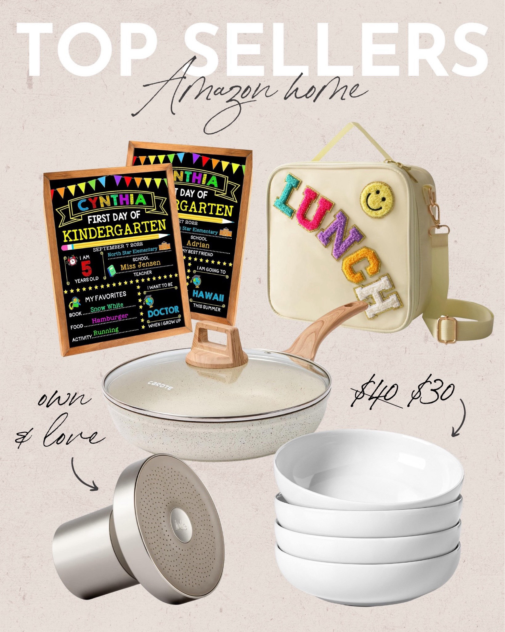 Top 5 Sellers: Amazon Home✨

amazon home, amazon home favorites, amazon back to school, back to school essentials, cookware, pasta bowls, lunchbox, shower head 

#LTKHome #LTKFamily #LTKBacktoSchool