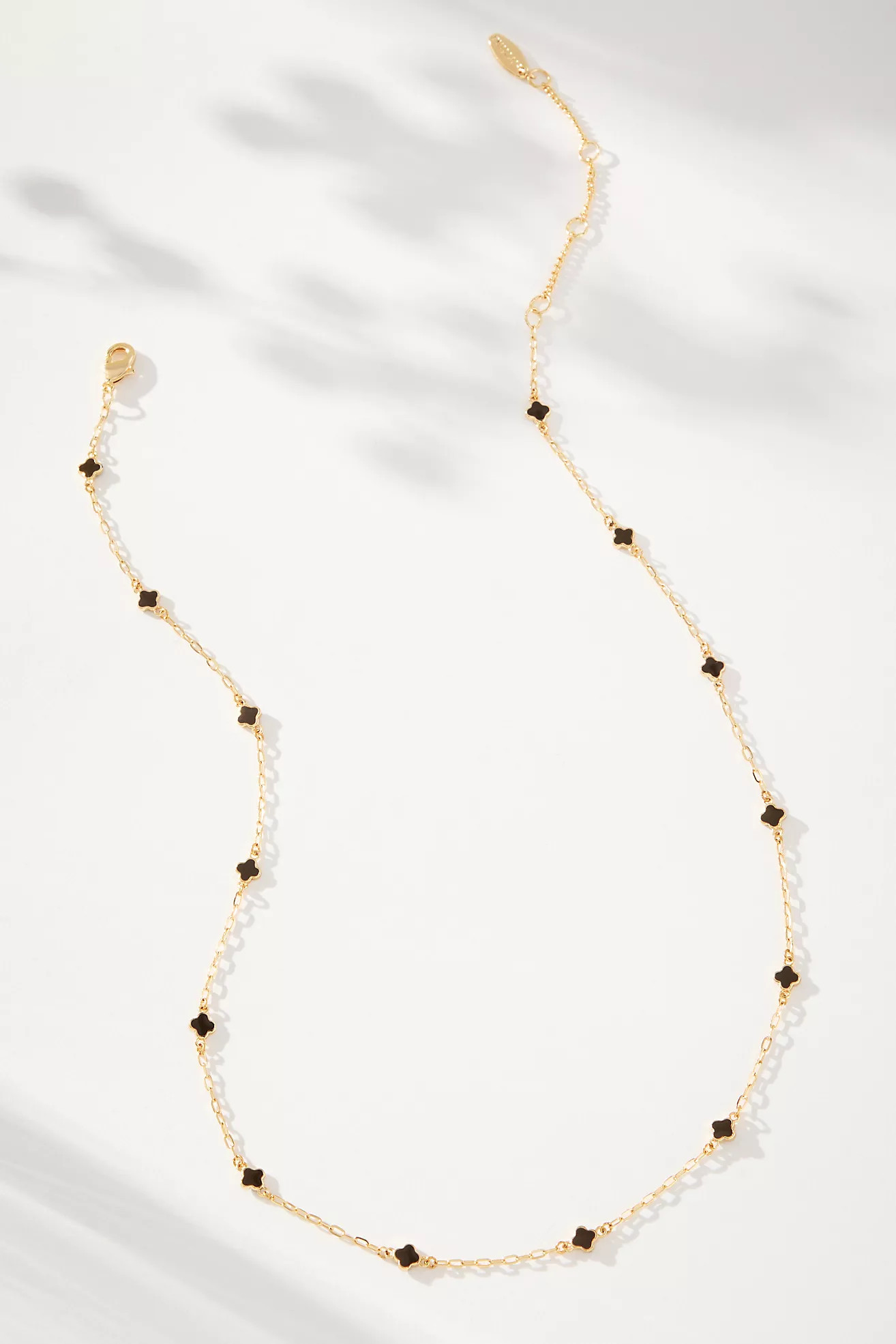 Tiny Clover Chain Necklace | Anthropologie (US)