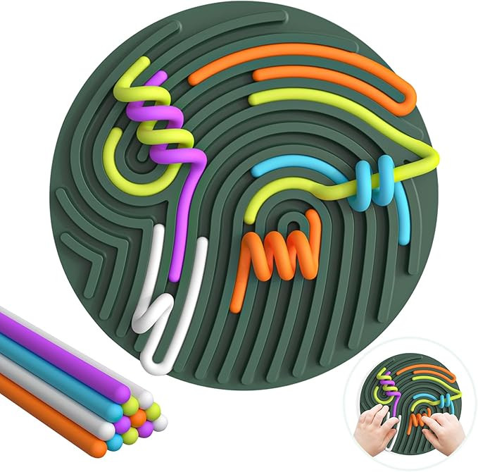 Sensory Activity Board, Gapiks Fidget Toys, Busy Board for Stress Relief, Anxiety, ADHD and Calm ... | Amazon (US)