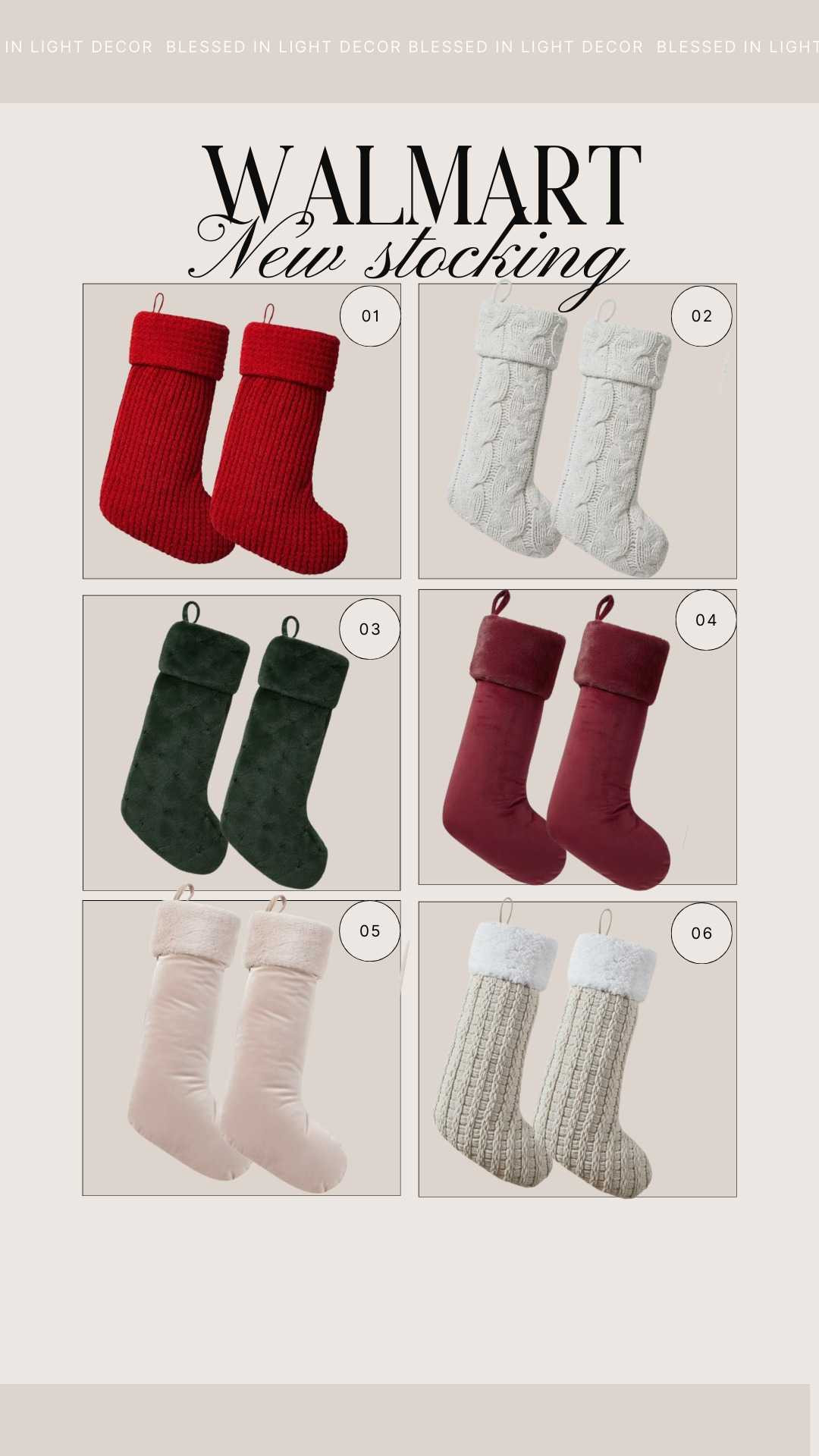 Walmart stocking finds#walmartfinds #walmartshopping #neutralstyle #christmas2024 #LTKHoliday #LTKSeasonal #LTKHome 

#LTKHoliday #LTKGiftGuide #LTKHome