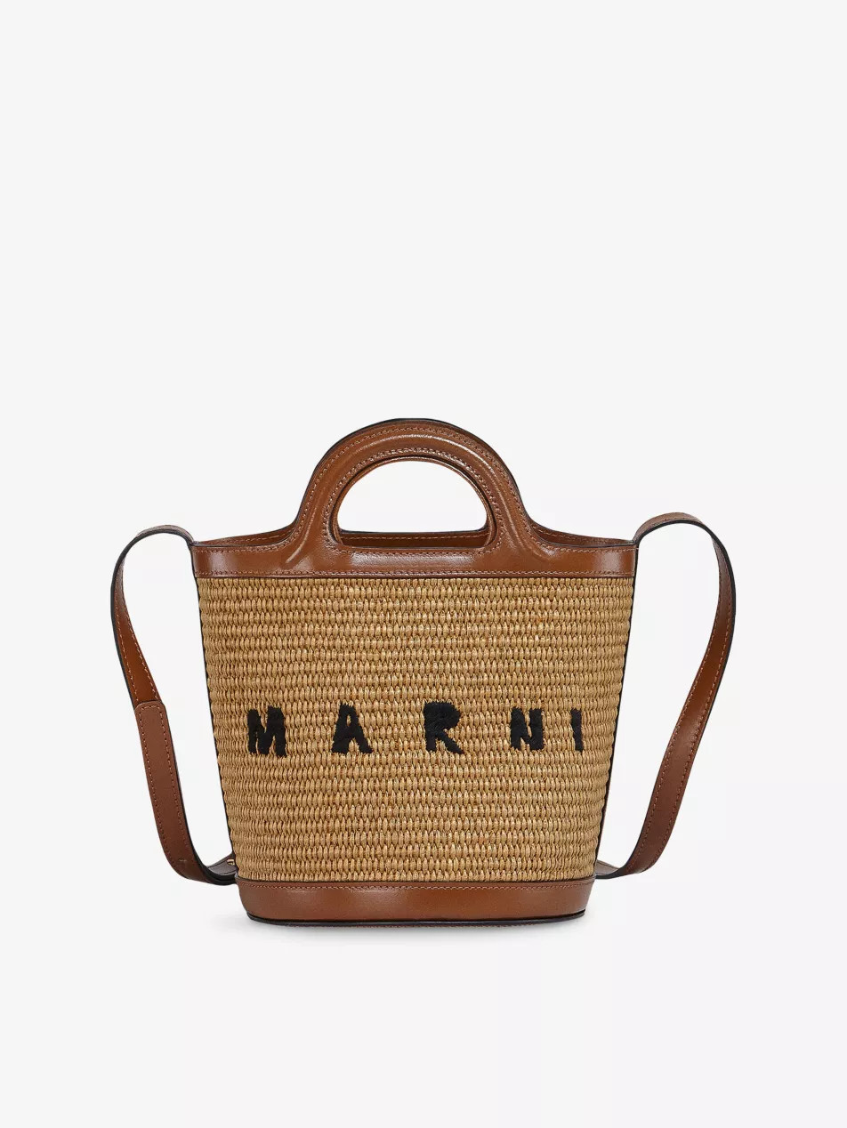 Tropicalia mini cotton-blend cross-body bag | Selfridges