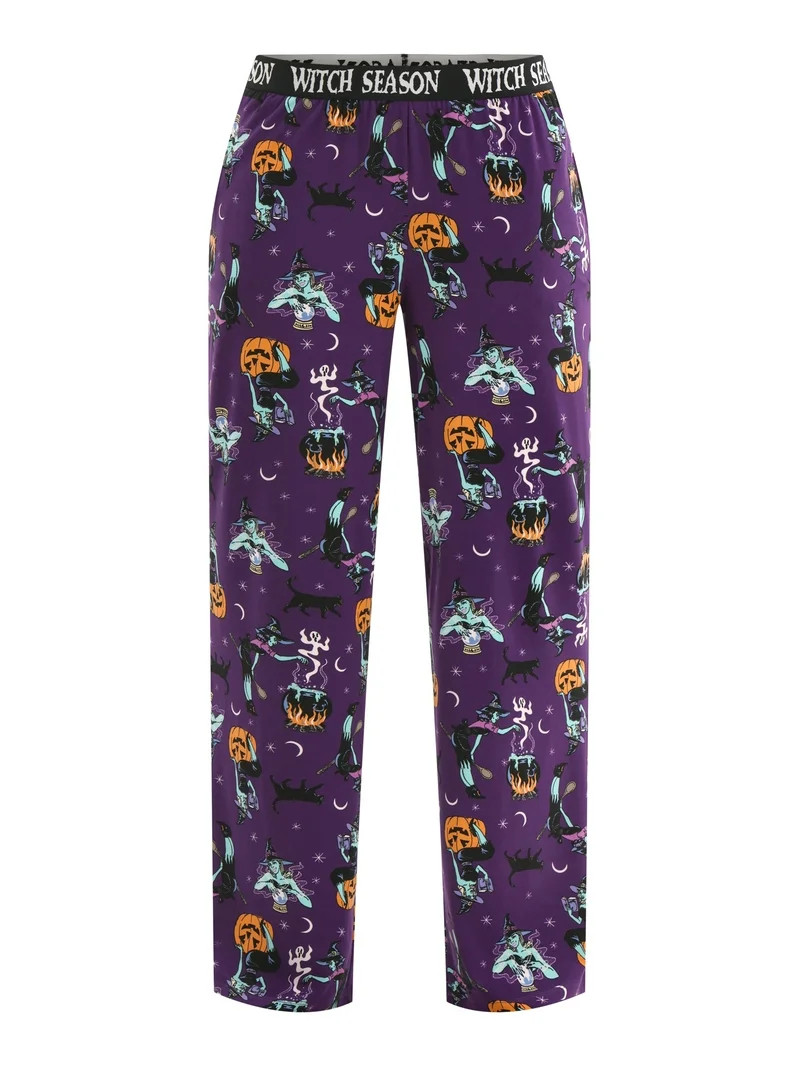 Halloween Women’s Printed Sleep Pants from Way to Celebrate, Sizes XS-3X | Walmart (US)
