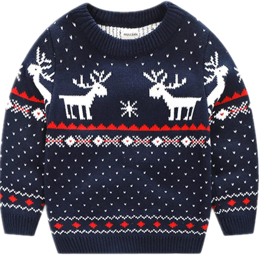 MULLSAN® Children's Fireplace Lovely Sweater for Christmas Best Gift | Amazon (US)