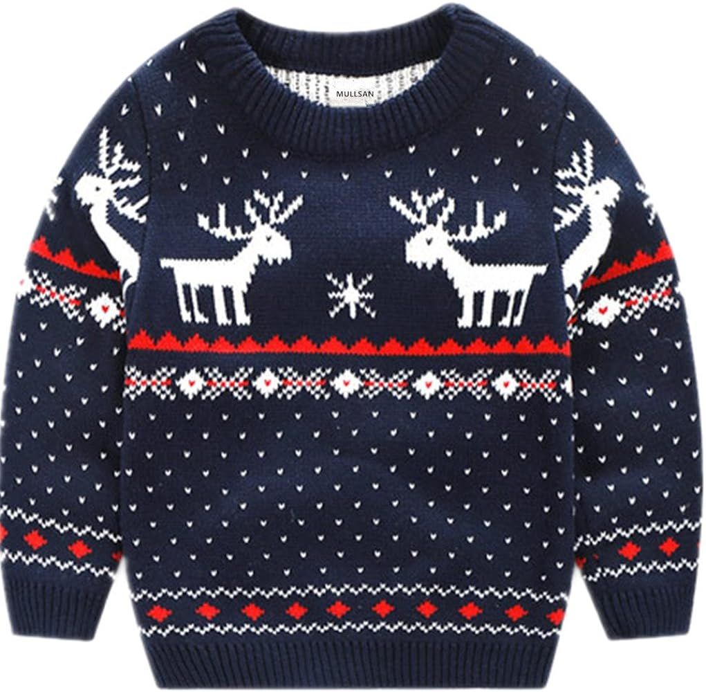 MULLSAN Children's Fireplace Lovely Sweater for Christmas Best Gift | Amazon (US)