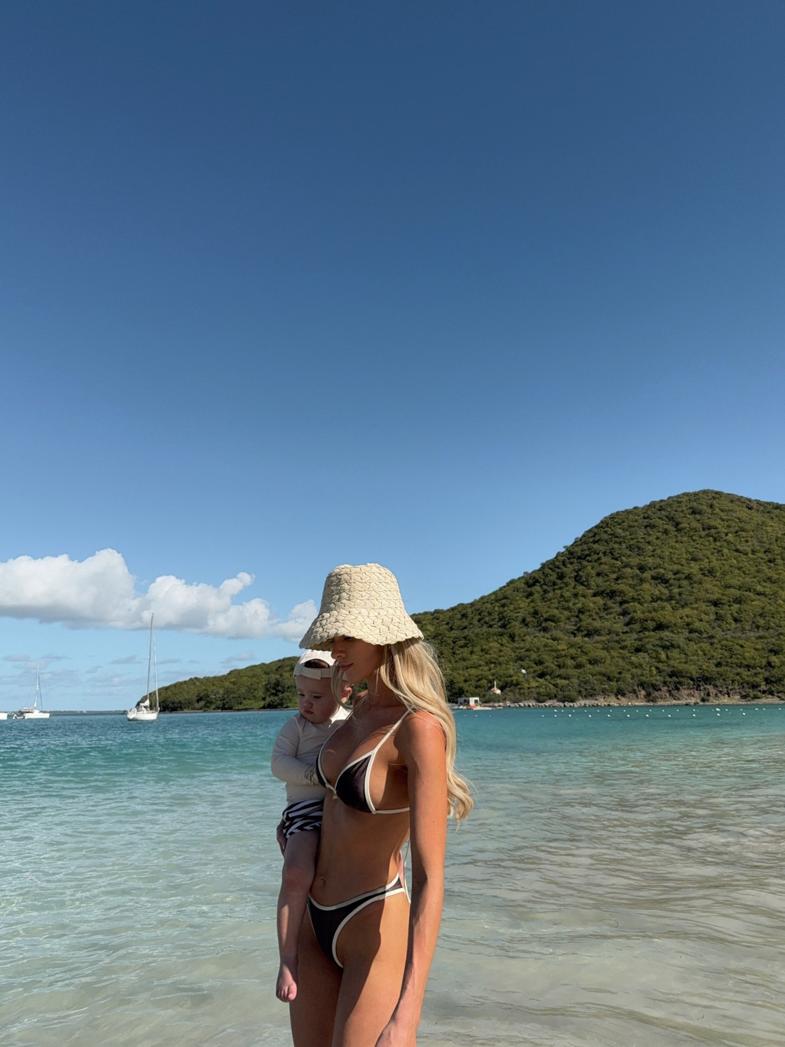 Mommy & me swimsuits 🤍 #swim #babyswim 

#LTKmomlife #LTKTravel #LTKBaby