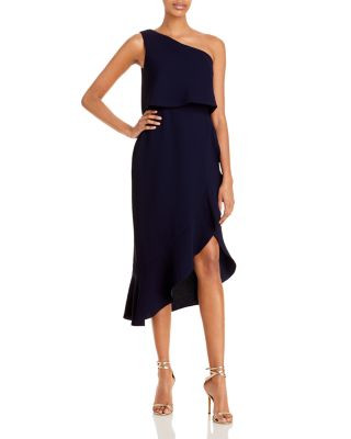 Crepe Flounce Cocktail Dress - Exclusive | Bloomingdale's (US)