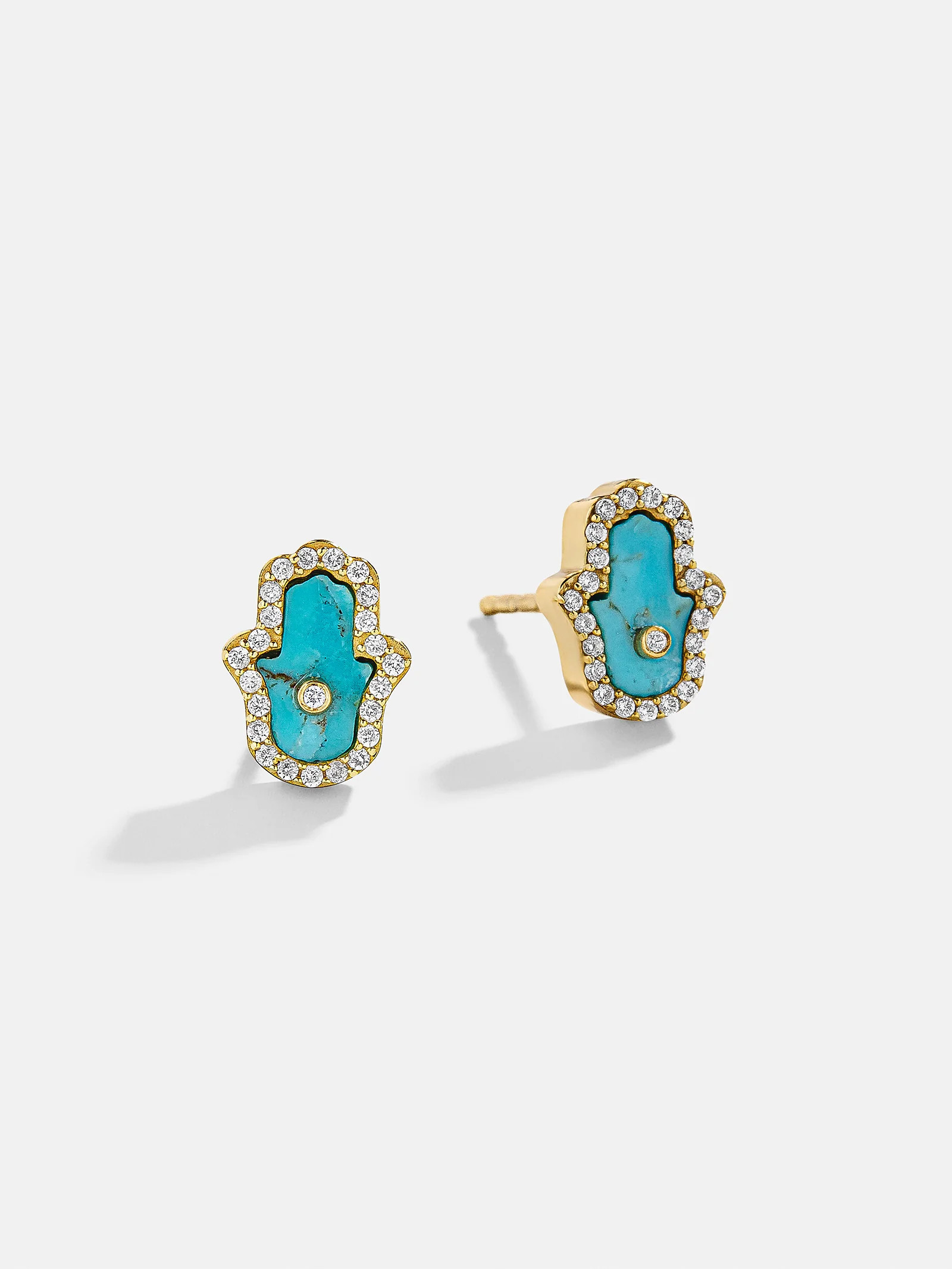 Hamsa 18K Gold Earrings - Hamsa | BaubleBar (US)