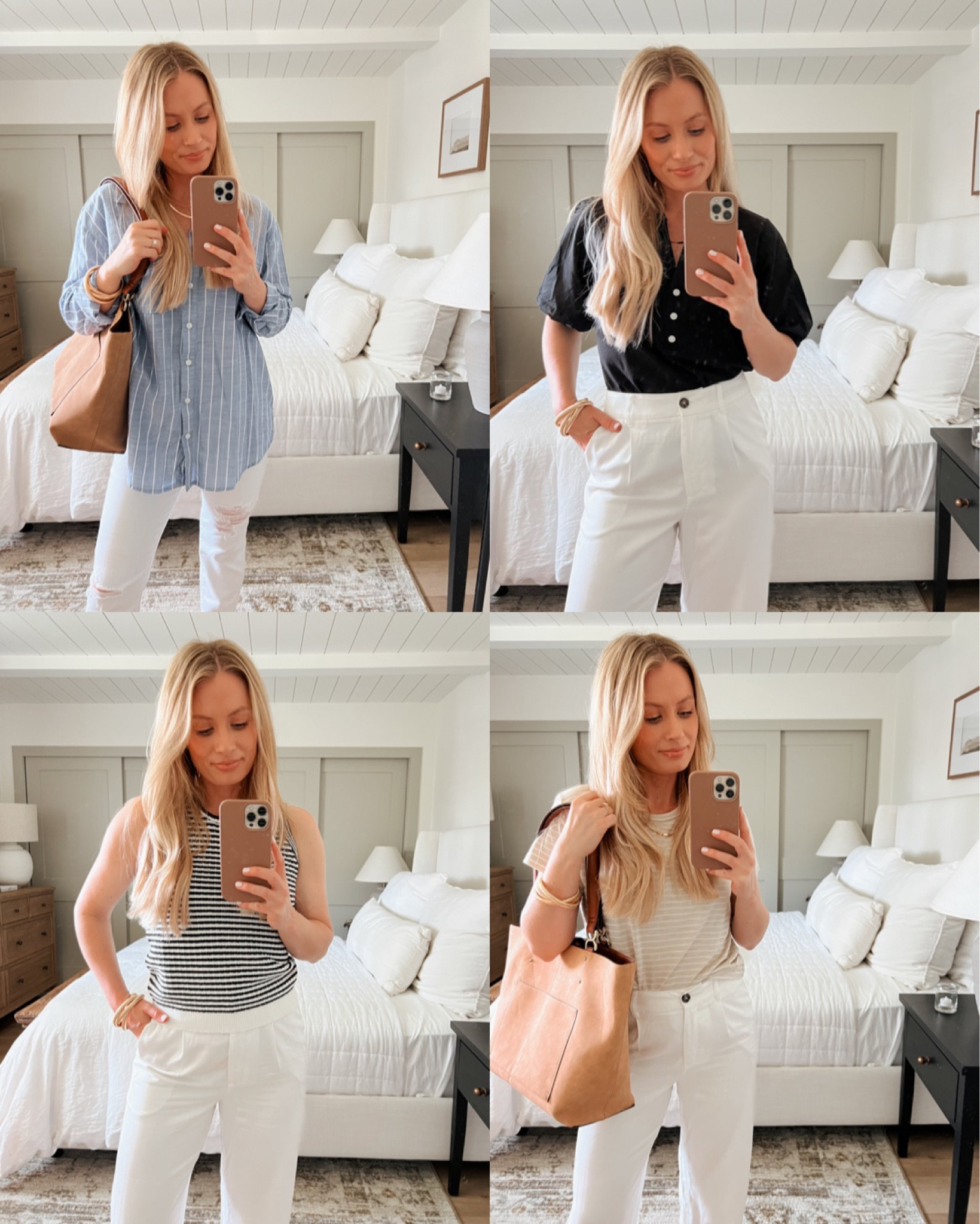 #walmartpartner | Shop my affordable summer fashion finds from Walmart! Everything is super affordable and good quality too. Mix and match to create endless outfit options! 

Long sleeve: small
Black top: xsmall
Sweater tank: xsmall
Tee: small 

#walmartfashion @walmartfashion

#LTKfindsunder100 #LTKfindsunder50 #LTKSeasonal