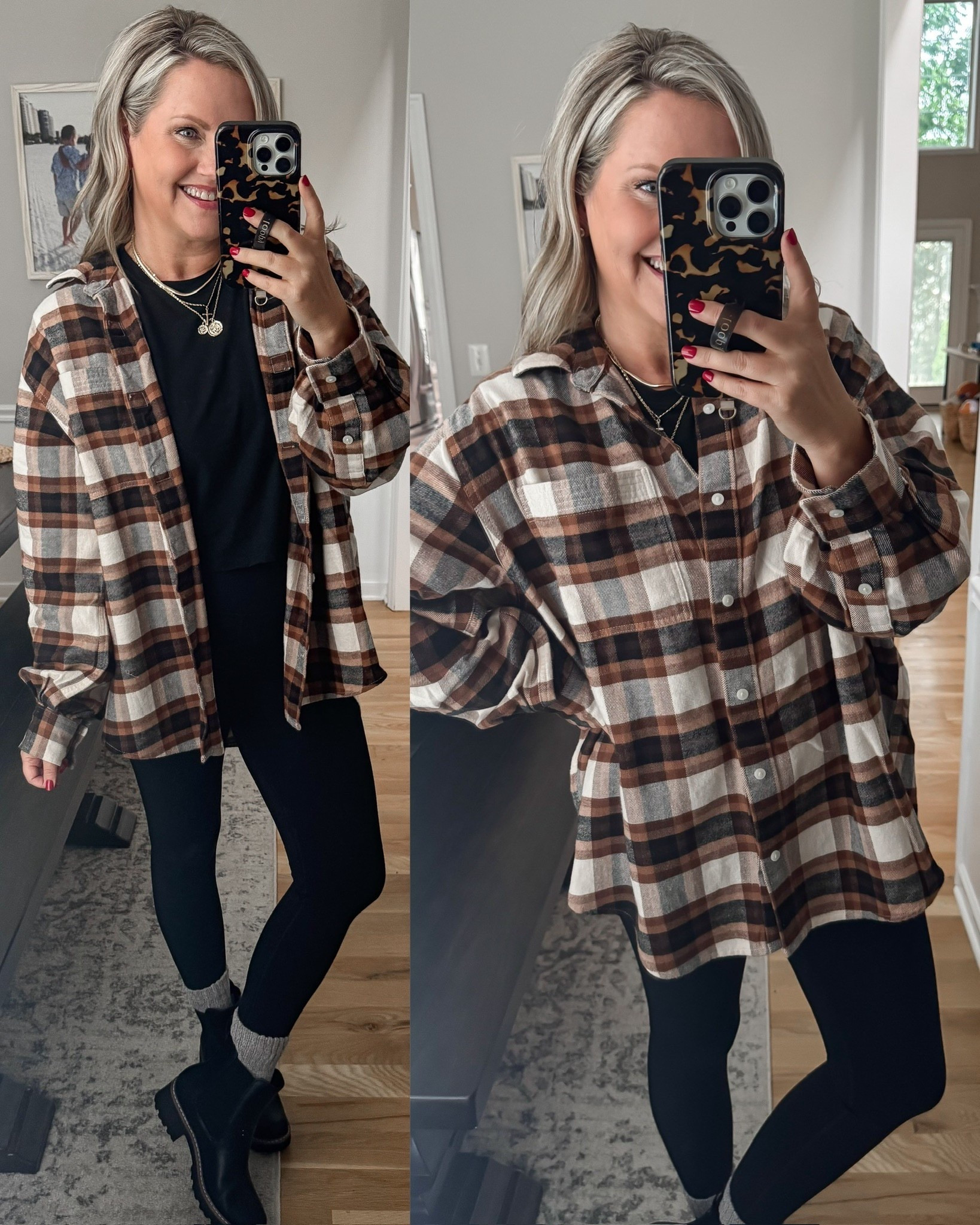 Fall flannel 🍂

Aerie Fall outfit Fall style Legging outfit 

#LTKSeasonal #LTKFindsUnder50 #LTKStyleTip