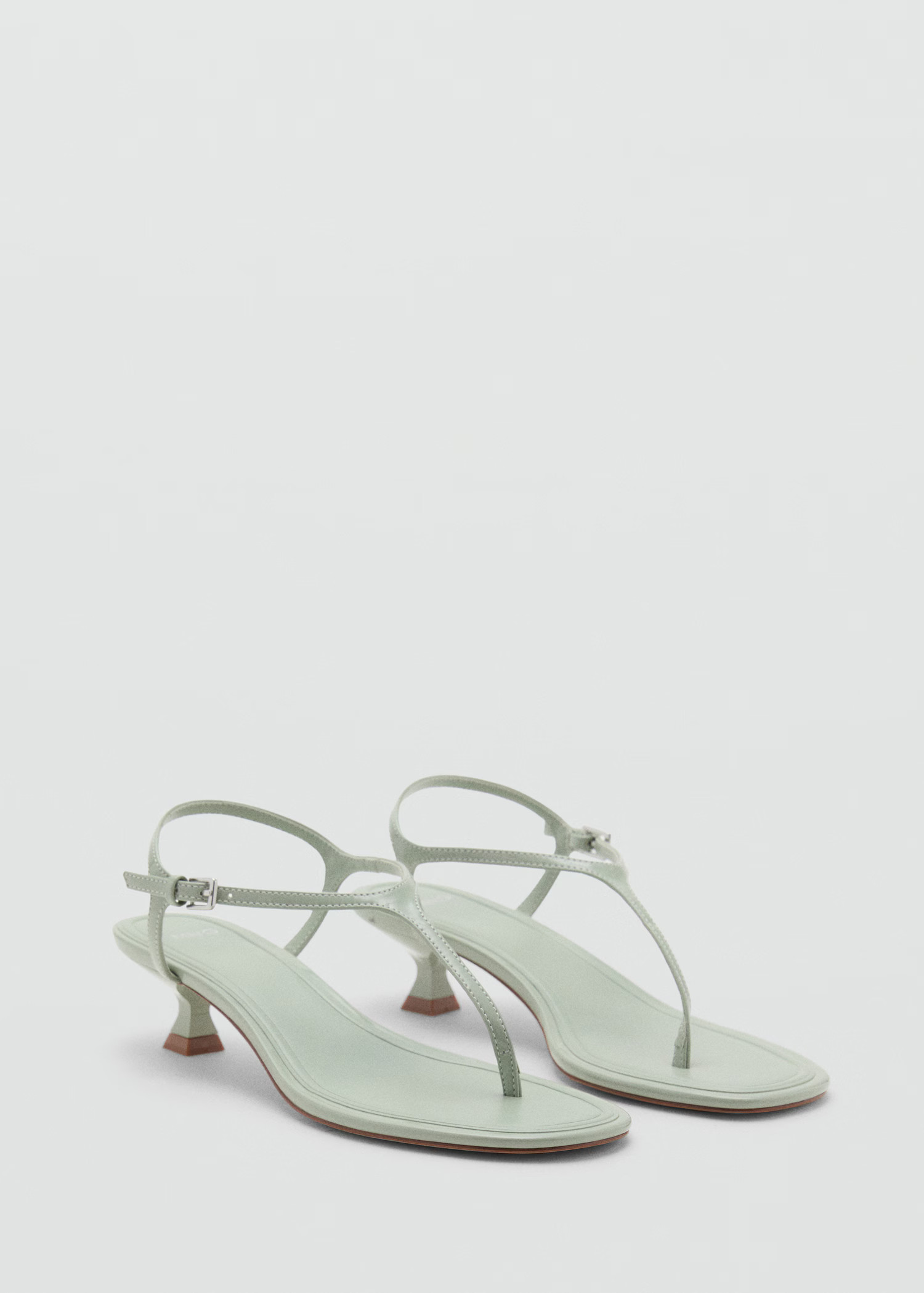 Kitten heel sandals with straps | Mango (US/MX/AU)