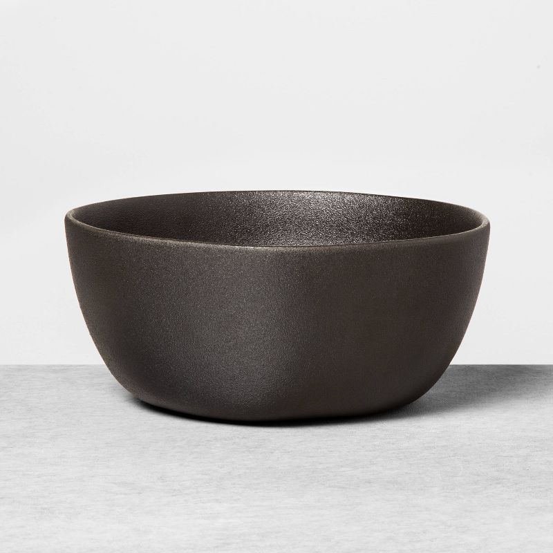 Stoneware Serve Bowl Black - Hearth & Hand&#153; with Magnolia | Target
