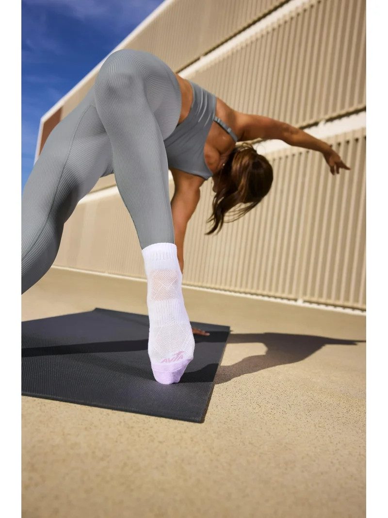 Avia Women's All Sport Athletic Cushion Ankle Socks, 6-Pack | Walmart (US)