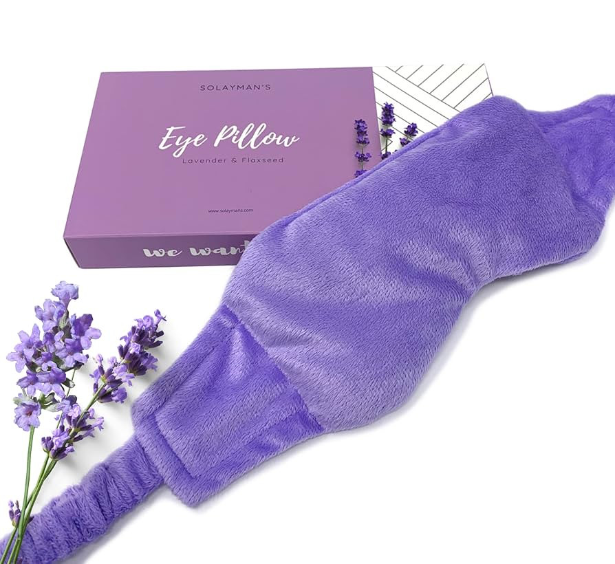 Weighted Lavender Eye Mask for Sleeping, Relaxation, Meditation & Self-Care – Aromatherapy Lave... | Amazon (US)