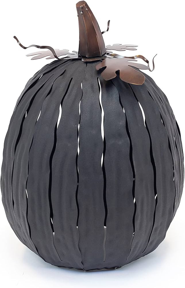 Desert Steel Pumpkin Luminary (Pumpkin (Espresso), Large) | Amazon (US)