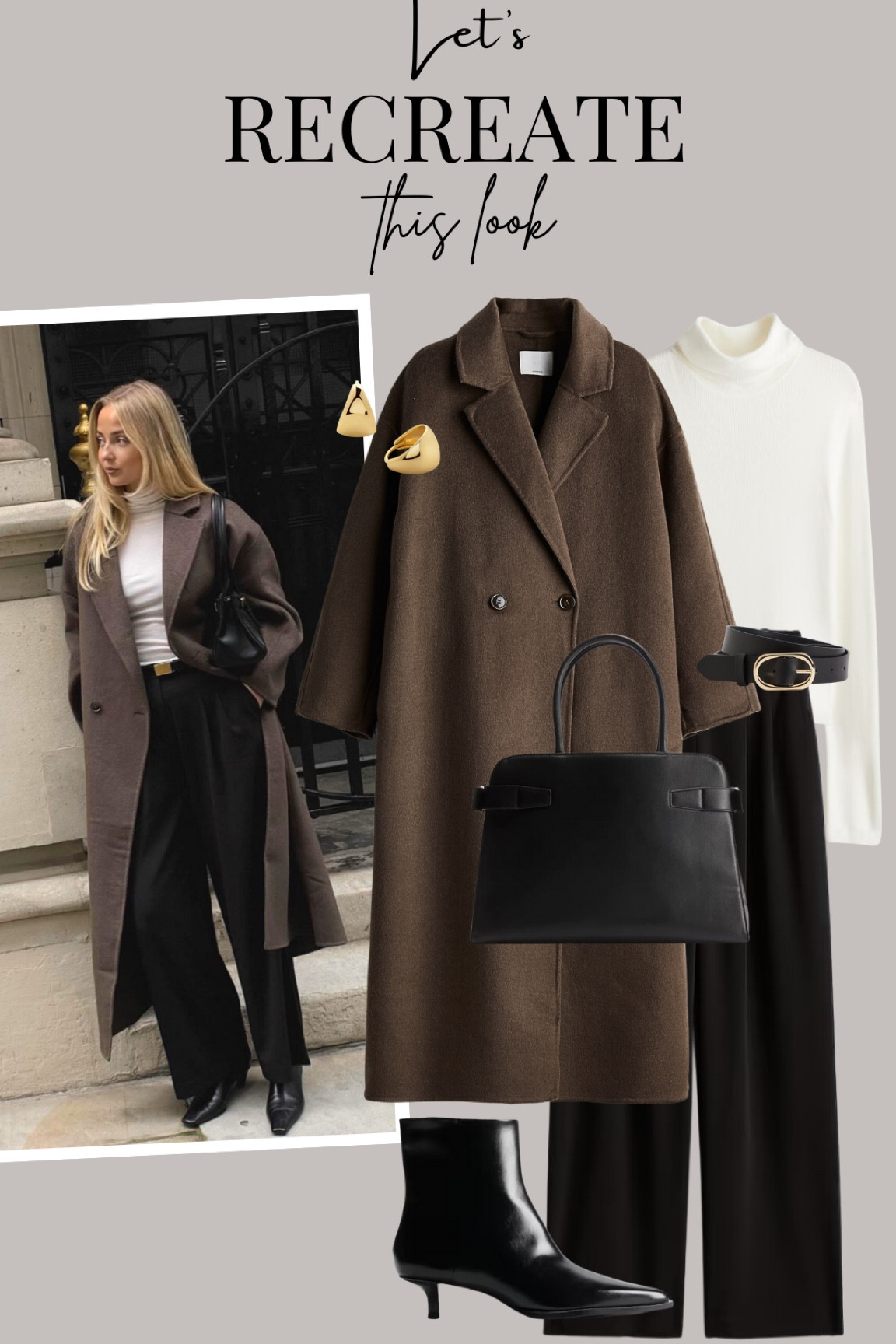Let’a Recreate This Style - a head to toe H&M look from @lindasintonen

#woolcoat #ankleboots #autumnoutfit

#LTKautumn #LTKbag #LTKeurope