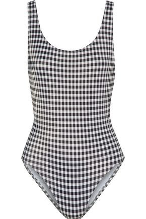 The Anne-Marie checked swimsuit | The Outnet (US and CA)
