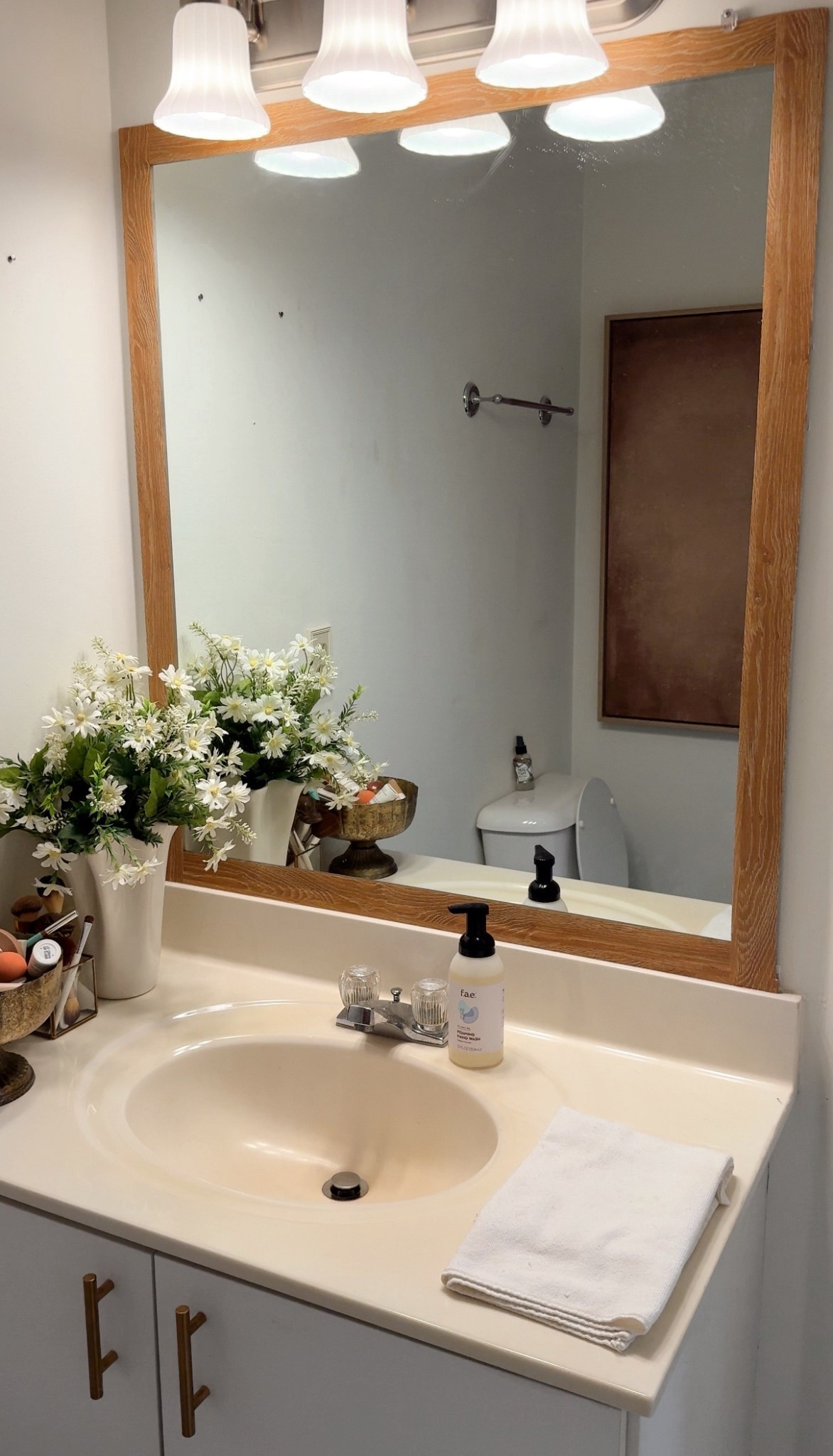 This wood tape was so easy to apply! I got it in the brown oak color with the 2 inch wide option! 

#LTKHome #LTKSeasonal