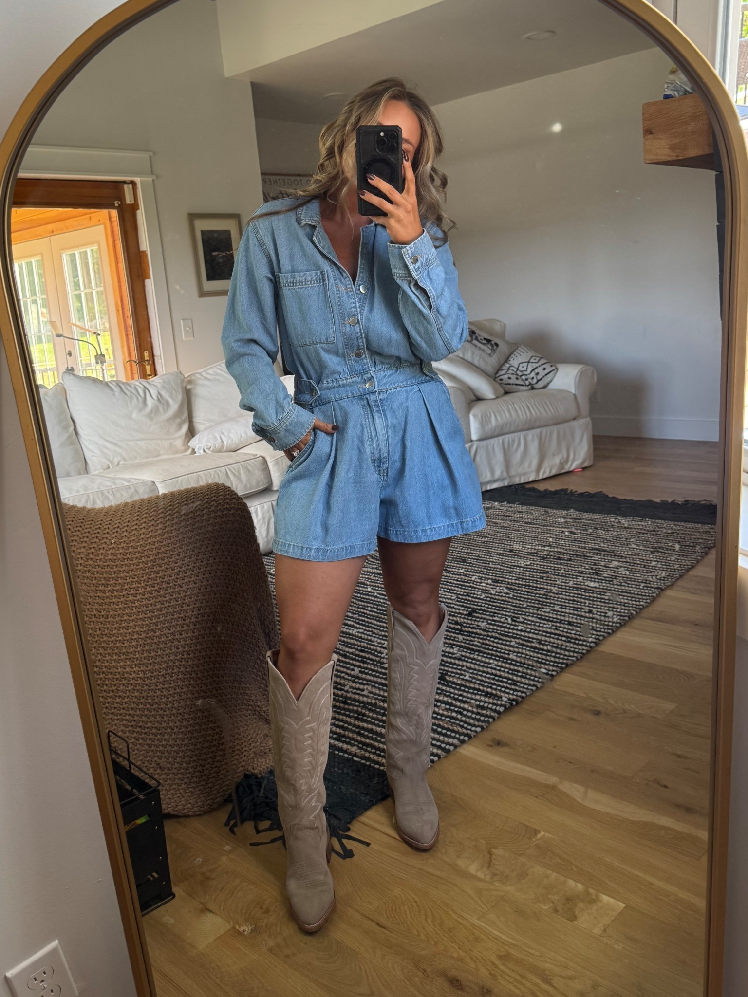 Fall transitional outfit. Denim romper. Target find 

#LTKShoeCrush #LTKFindsUnder50 #LTKSaleAlert