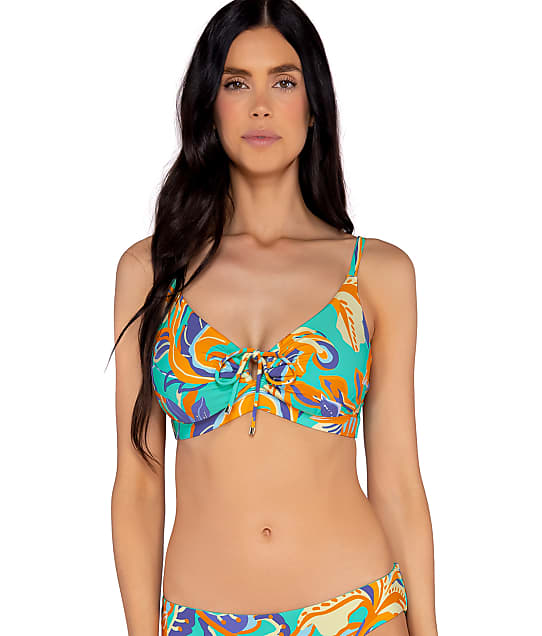 Sunsets Water Lily Kauai Underwire Bralette Bikini Top | Bare Necessities