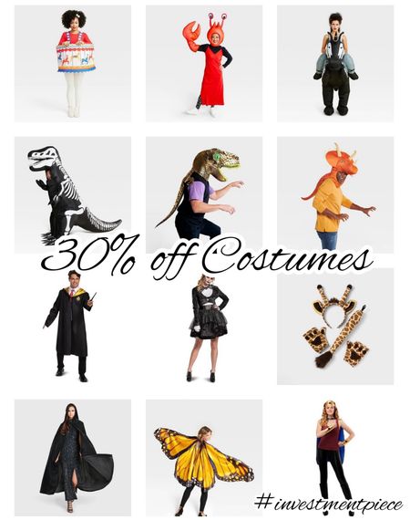 Through Sunday get 30% off Halloween costumes @target- from Dino’s to inflatables to simple capes and ears- here’s everything I’m considering! #investmentpiece 

#LTKHalloween #LTKsalealert #LTKunder50