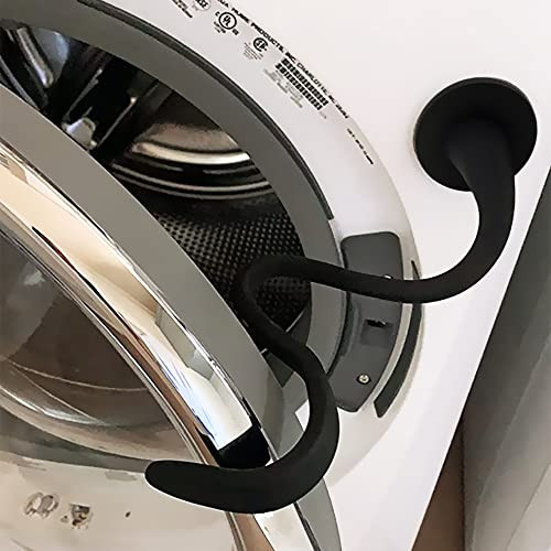 Washer Door Prop and Stopper for Front Load Washing Machine, Removable Washer Door Holder with 43mm Magnet Base, Flexible Washer Door Stopper Keep Washer Door Open to Prevent Odors - Black | Amazon (US)
