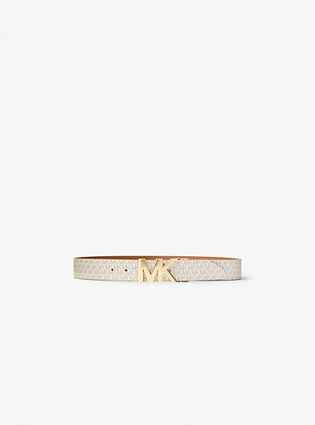 Reversible Logo and Leather Waist Belt | Michael Kors US