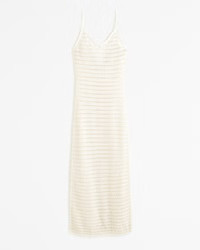 Crochet-Style Midi Dress Coverup | Abercrombie & Fitch (US)