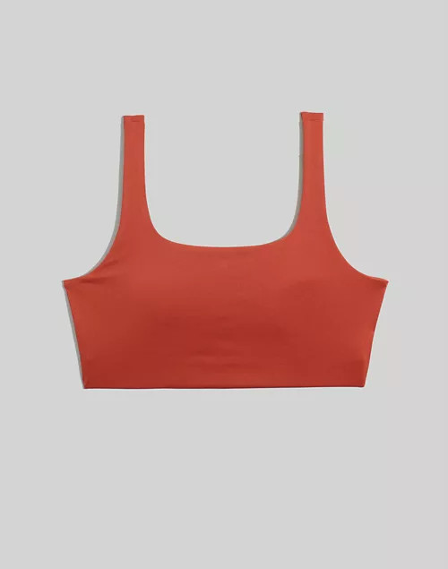 Plus MWL Flex Square-Neck Sports Bra | Madewell