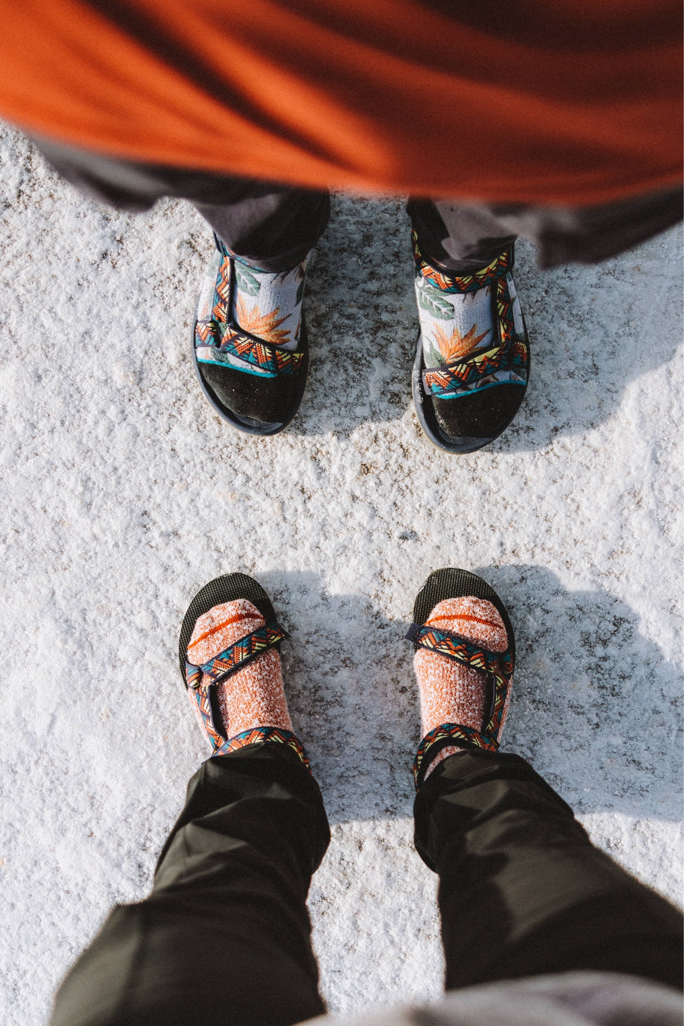 Exploring Badwater Basin in Death Valley National Park. It was a cold morning so we bundled up in our classic PNW-style socks and sandals! 😆

#LTKmens #LTKtravel #LTKshoecrush