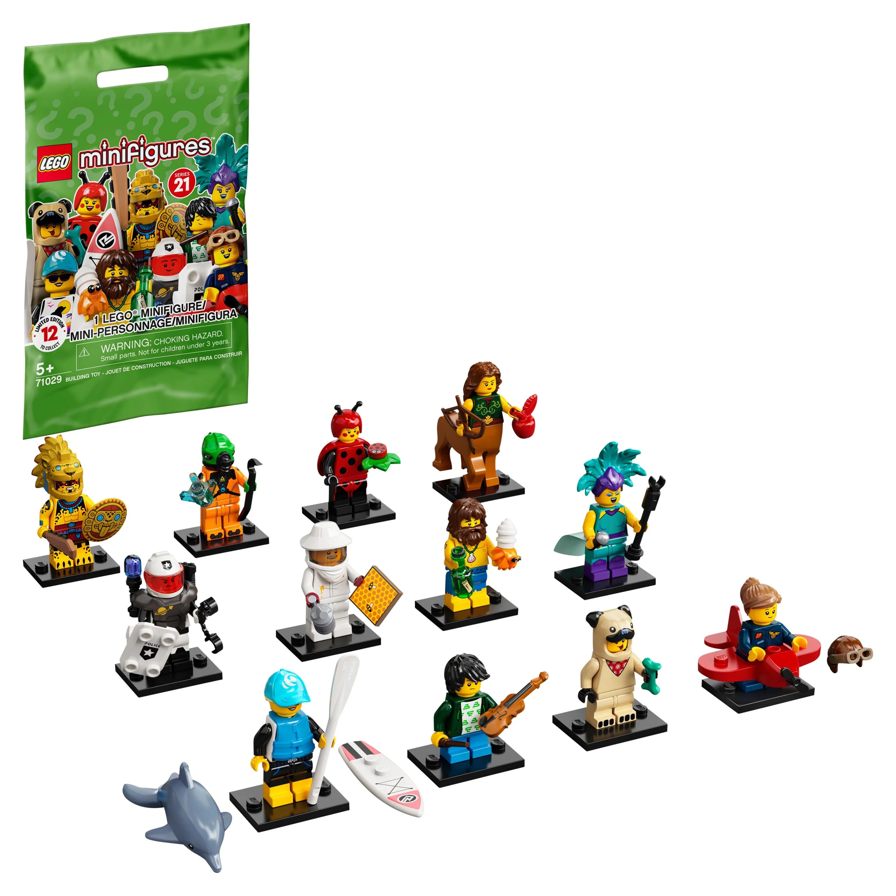 LEGO Minifigures Series 21 71029 Limited Edition Collectible Building Kit (1 of 12 to Collect) | Walmart (US)