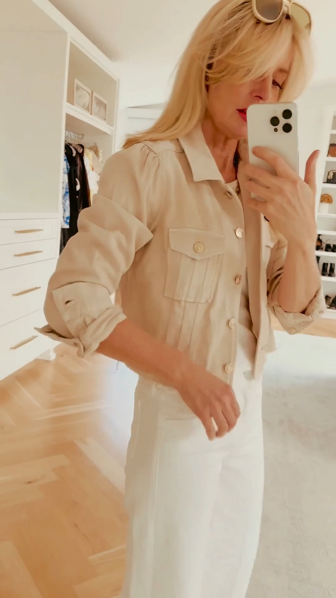 This Paige jacket is such a great lightweight jacket for spring / summer. Fit runs true to size. 

~Erin xo 

#LTKSeasonal #LTKOver40 #LTKSaleAlert