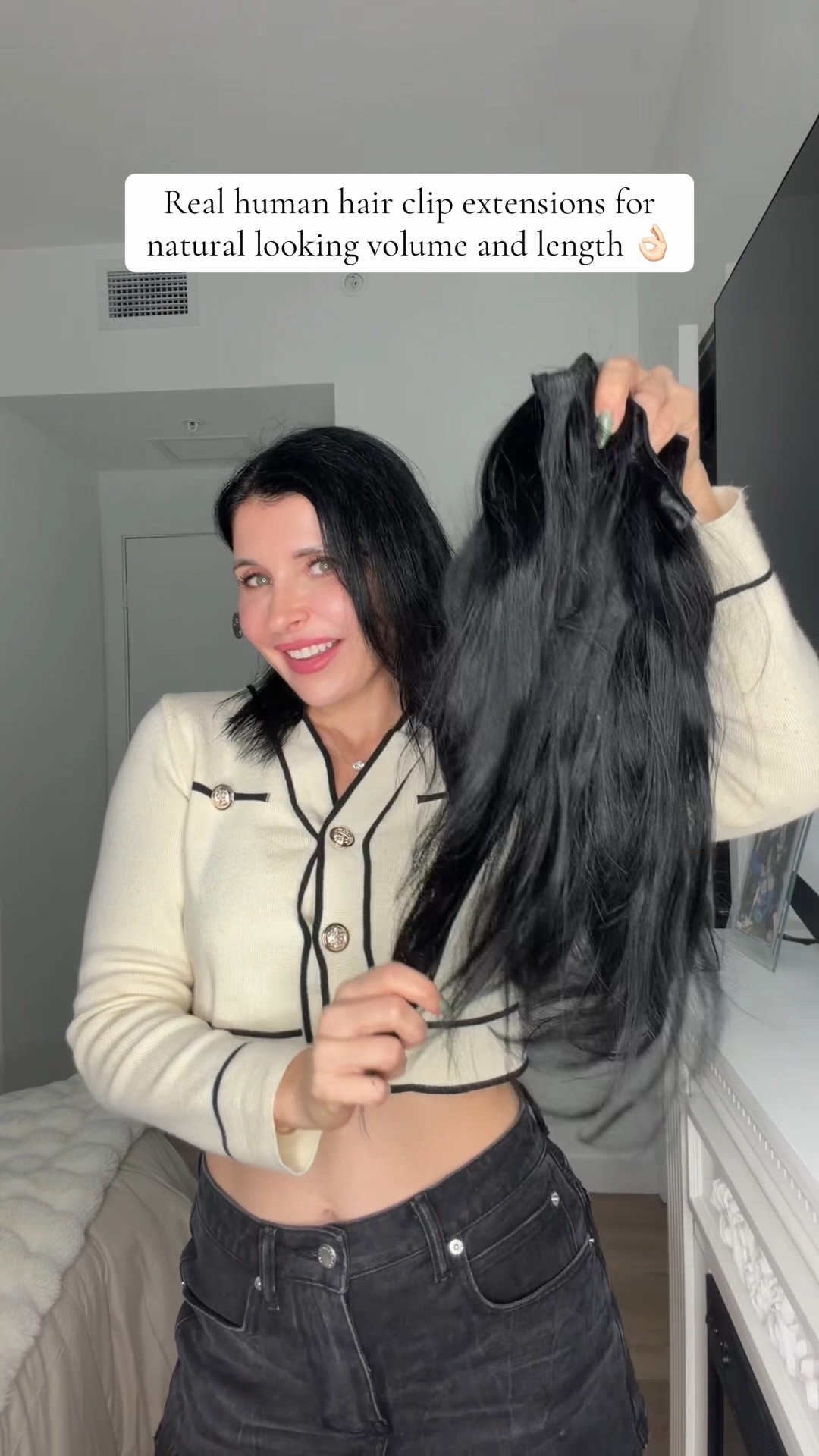 Real human hair clip in extensions 

#LTKgrwm #LTKBeauty #LTKFindsUnder100