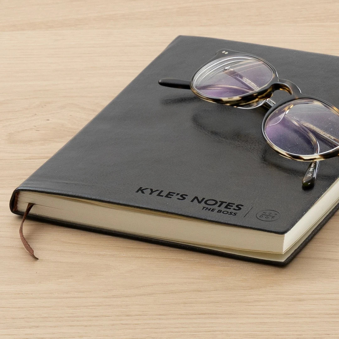 Personalised Leather Notebook Personalised Journal Gifts for University Bespoke Note Pad for Scho... | Etsy (US)