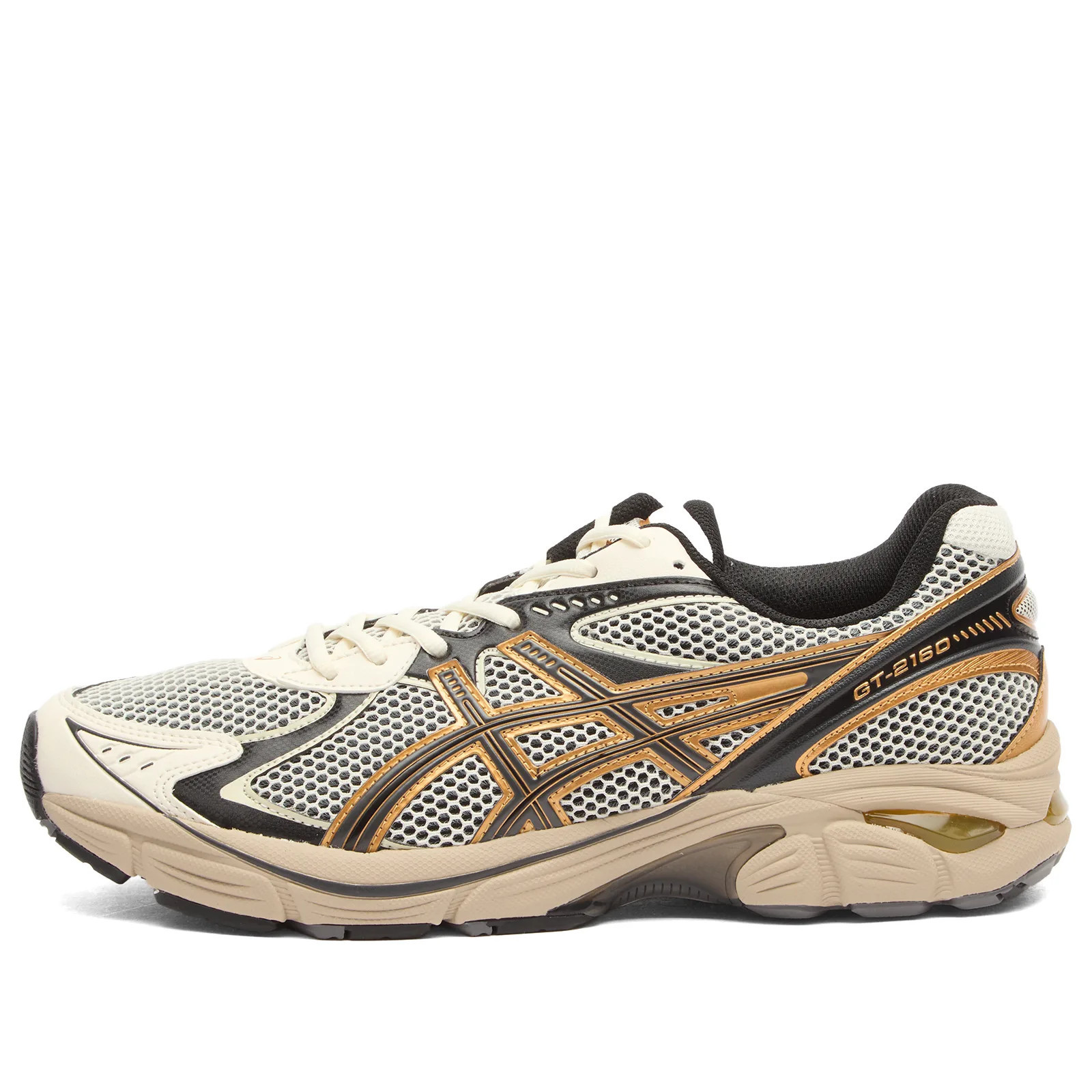Asics GT-2160 Sneaker in Cream/Pure Gold, Size UK 8.5 | END. Clothing