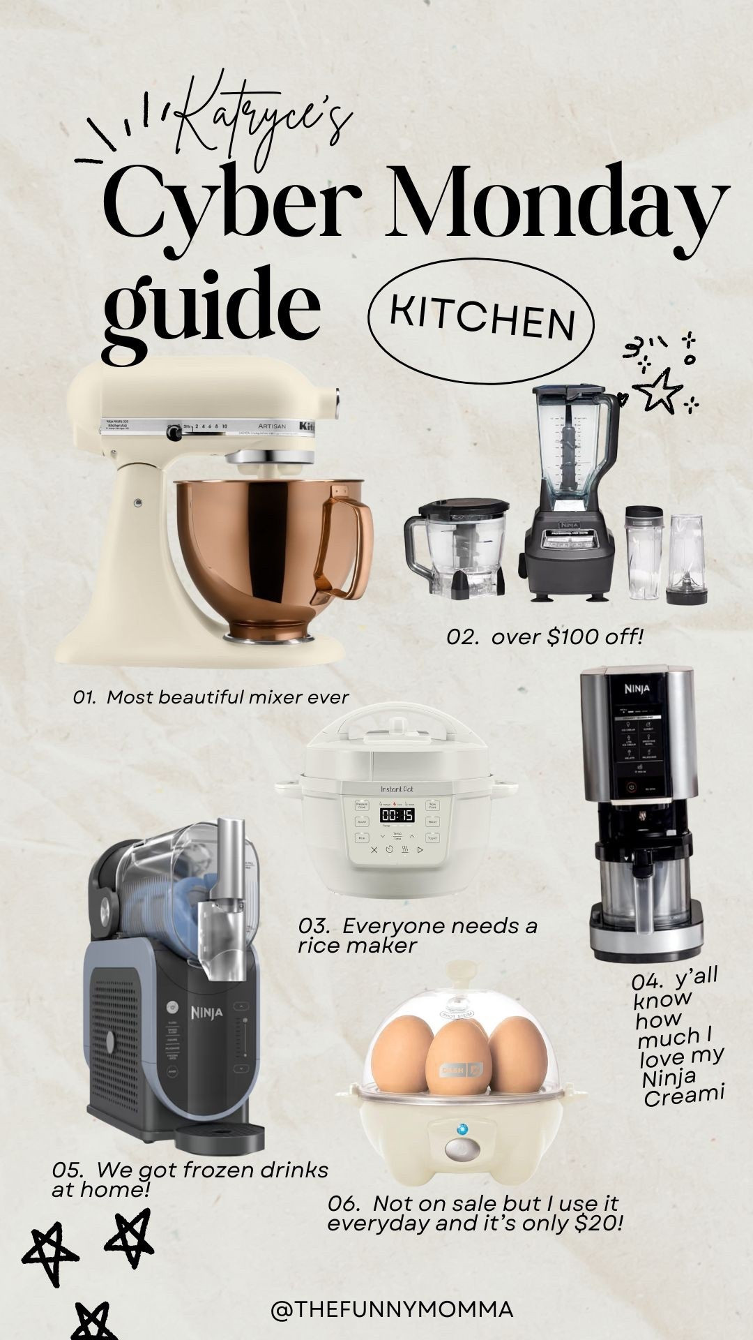 All my kitchen faves plus the rice cooker I want 🙌🏾 

#LTKGiftGuide #LTKCyberWeek #LTKHome
