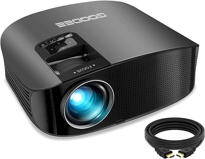 Projector, GooDee 2022 Upgraded Native 1080P Video Projector, 9500L Outdoor Movie Projector, 230"... | Amazon (US)