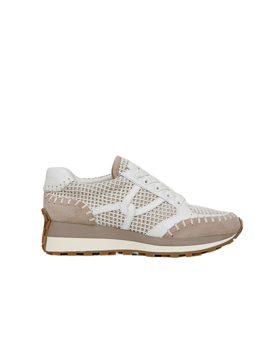 VALENTINA SNEAKER GREY/ WHITE / 6.5 | FEBE Clothing