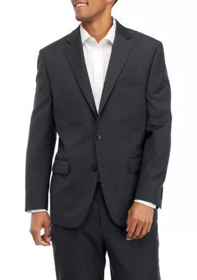 MICHAEL Michael Kors Men's Gray Solid Suit Coat, Grey, 44 Short | Belk