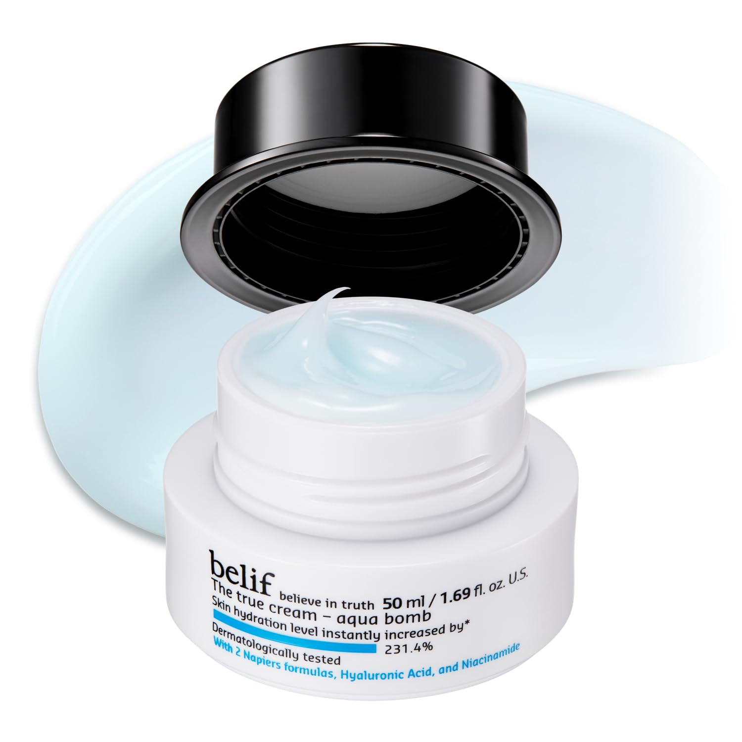 belif Aqua Bomb – Daily Niacinamide Hydrating Moisturizer, Lightweight Plumping Facial Cream wi... | Amazon (US)