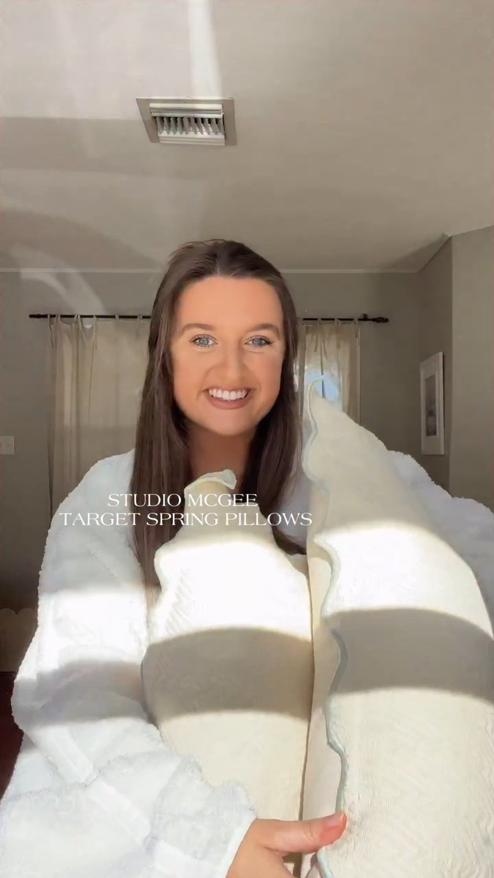 Target Coastal Spring Pillows - comment PILLOW for direct 🔗’s 🌊🤍

when I saw these I knew I had to have them! my hubby got them for Christmas & I couldn’t wait to put them out after taking down all Christmas decor🫶🏼 They are so beautiful and I love the scalloped edge 👏🏼 such a great January refresh🤍

home decor / target pillows / spring home decor / target home decor / target finds / studio McGee 

#targetfinds #studiomcgee #targethome #targethomedecor #springhomedecor #homedecor #targetfind