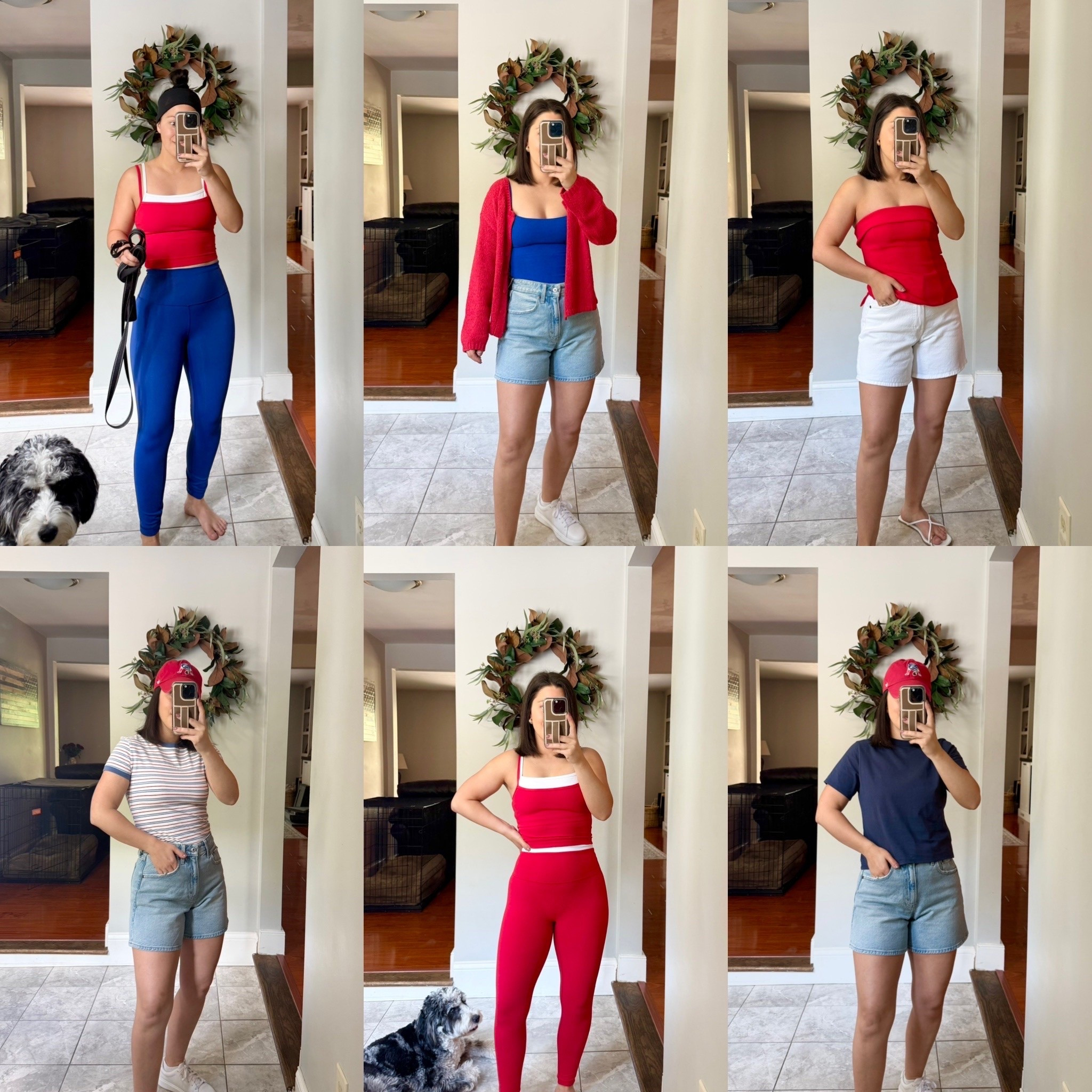 6 patriotic outfits to wear this summer! I wear size xs in a&f tops, small in ypb a&f tops, small short in ypb a&f leggings, 26 in shorts, 4 in lululemon. For reference I am: 5ft, 118lbs.

4th of July outfits
Summer outfits
Activewear
Casual outfits
Petite outfits
Mom outfits
Denim shorts
Dad shorts
Petite leggings

#LTKPetite #LTKSeasonal #LTKxAbercrombie