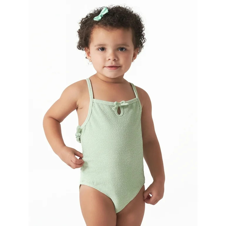 Modern Moments by Gerber Baby and Toddler Girls One Piece Swimsuit with UPF 50+, Sizes 12M-5T | Walmart (US)