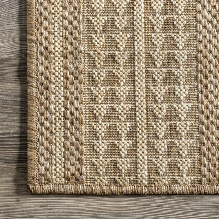 Kendall Indoor / Outdoor Area Rug in Tan | Wayfair Professional