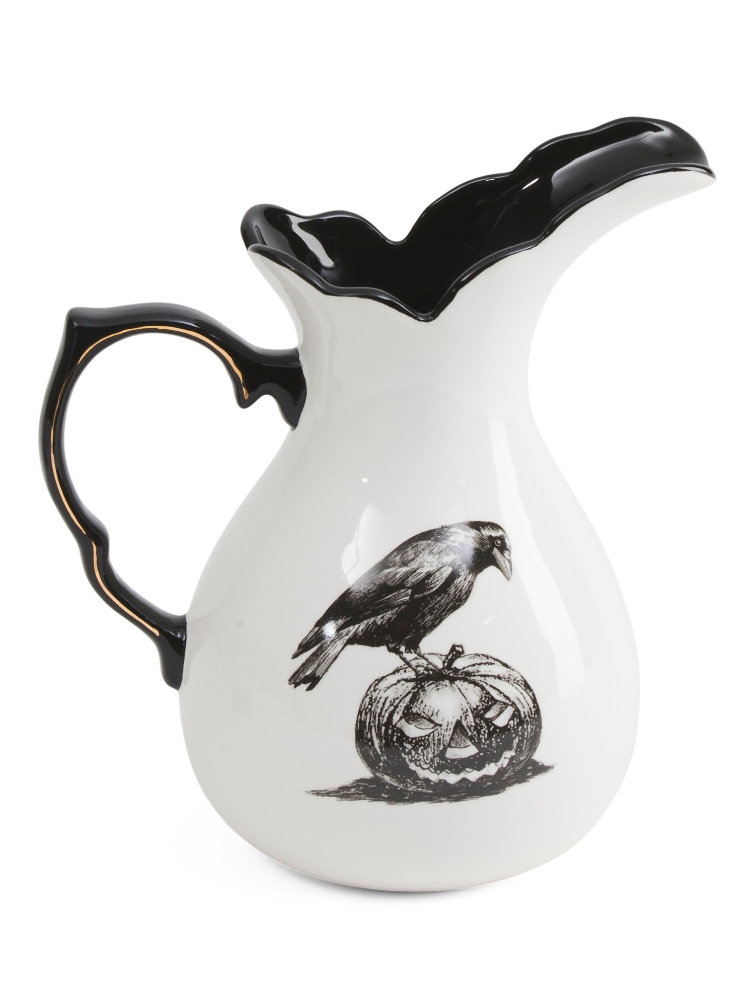 Raven And Pumpkin Pitcher | TJ Maxx