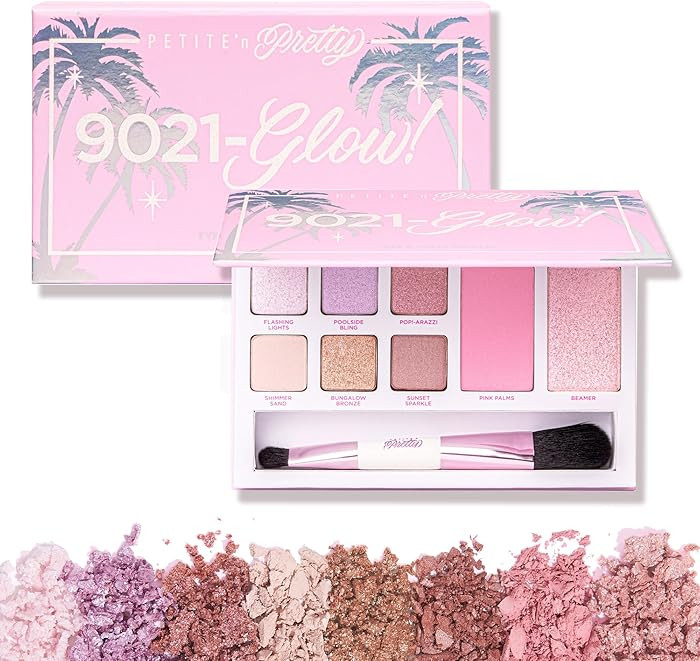 Petite ’N Pretty 9021 Glow! Eye & Cheek Makeup Palette for Kids, Tweens and Teens -3-in-1 Makeu... | Amazon (US)