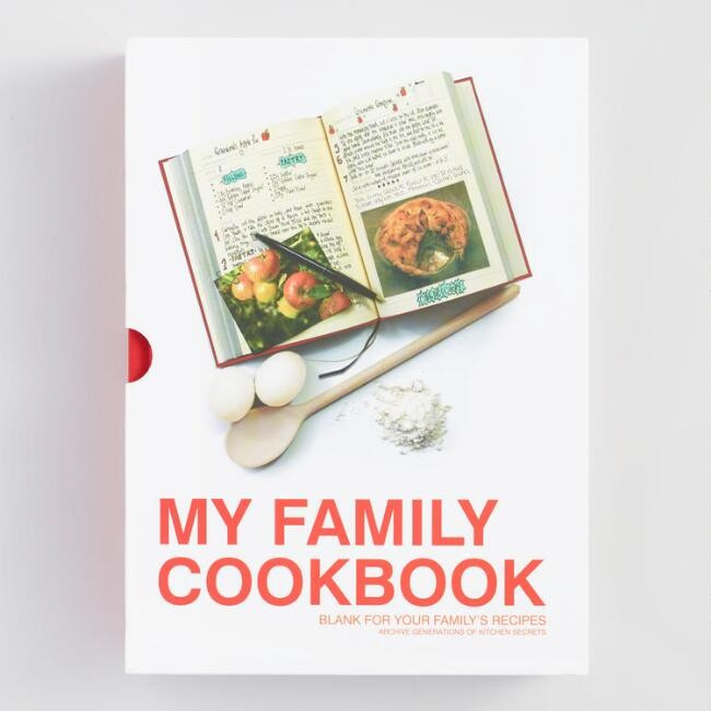 My Family Cookbook Custom Recipe Notebook | World Market