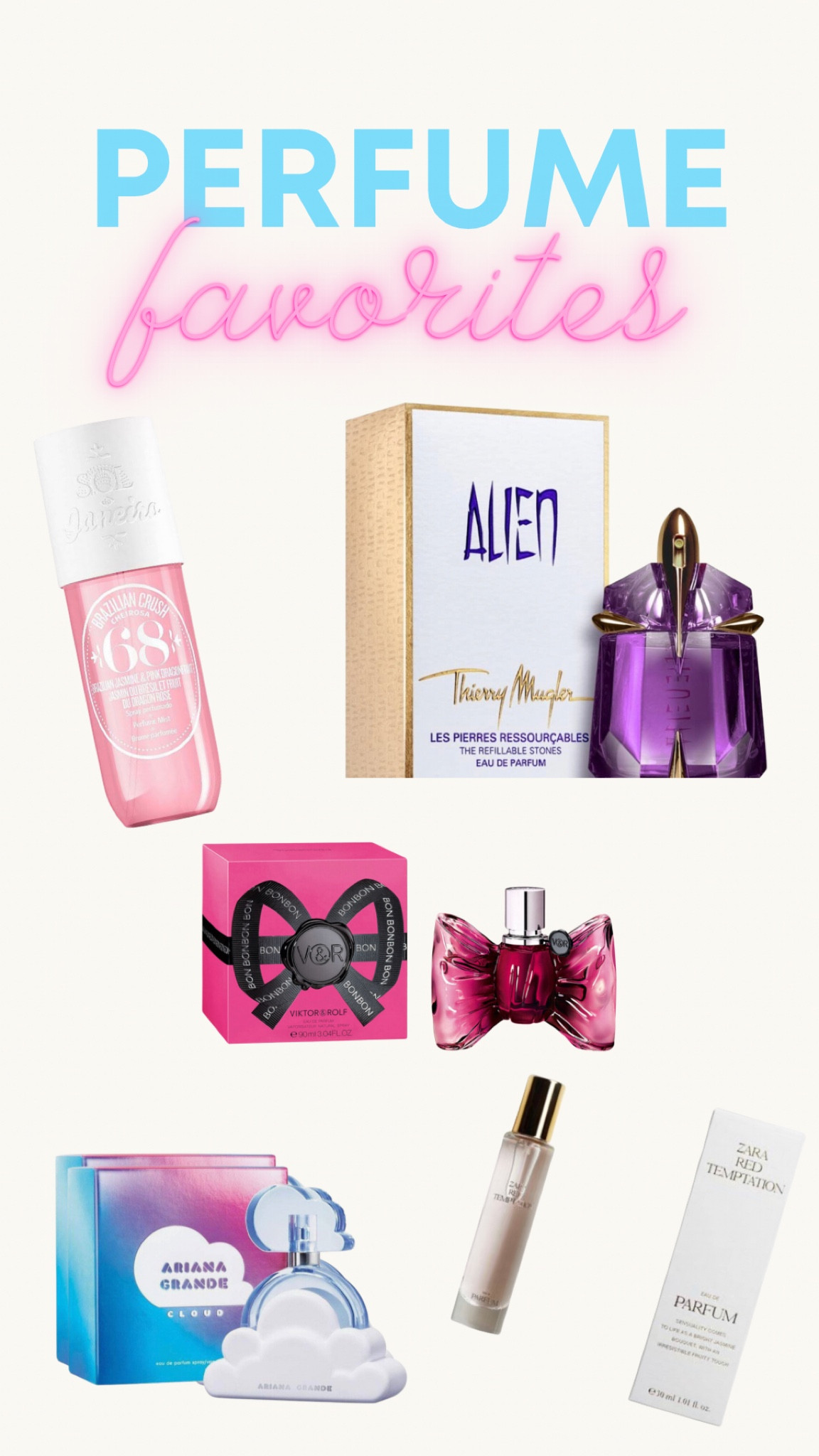 The absolute perfect collection of the best smelling perfumes. The best of both worlds - some higher priced than others, but all will have people asking what you are wearing… TRUST ME! 🧁☁️🩷

#LTKstyletip #LTKSeasonal