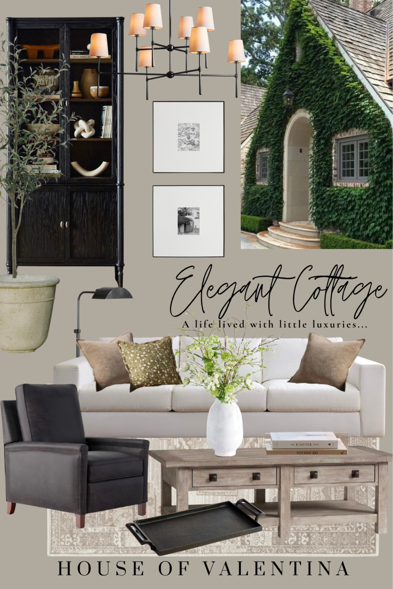 An elegant cottage is such a perfect combination. Cozy and sophisticated home decor.

#LTKMostLoved #LTKhome #LTKstyletip